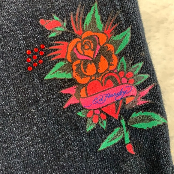 Ed Hardy denim shorts - Picture 3 of 7